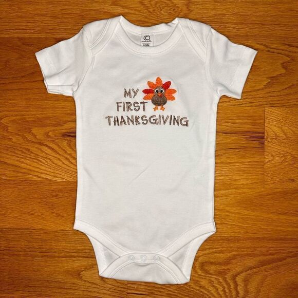 First Thanksgiving Onesie - Picture 1 of 2